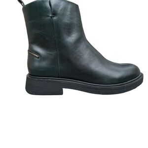 Franco Sarto Dark Green Leather Ankle
Boots size 6